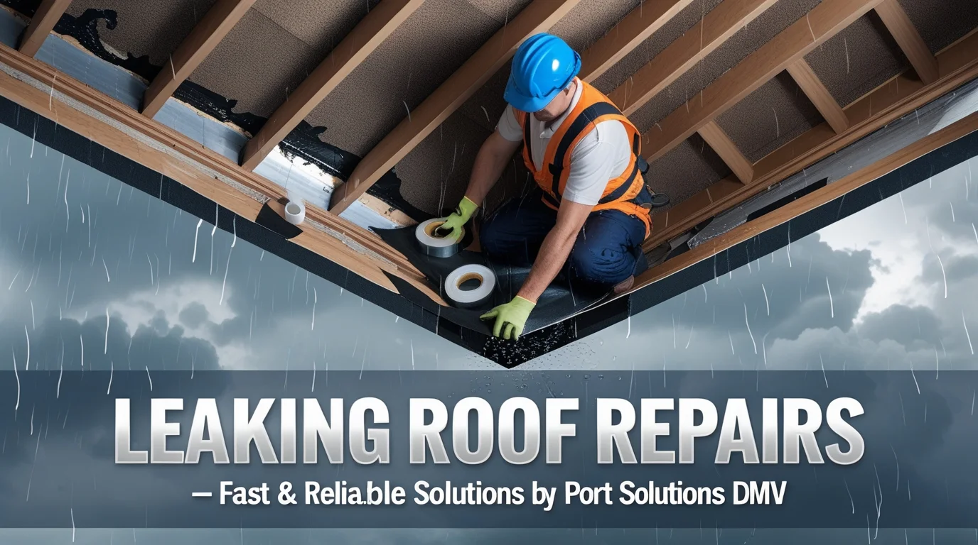 leaking roof repairs
