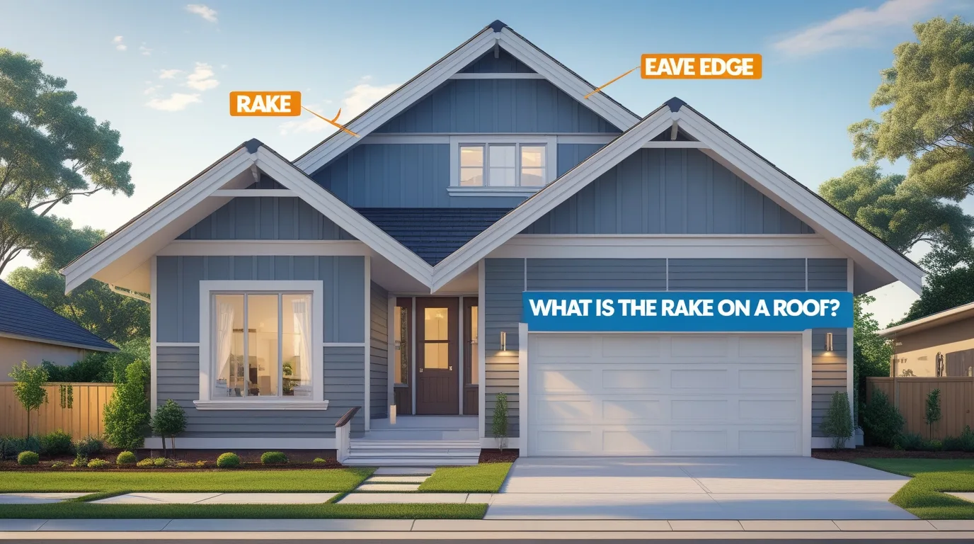 what is the rake on a roof