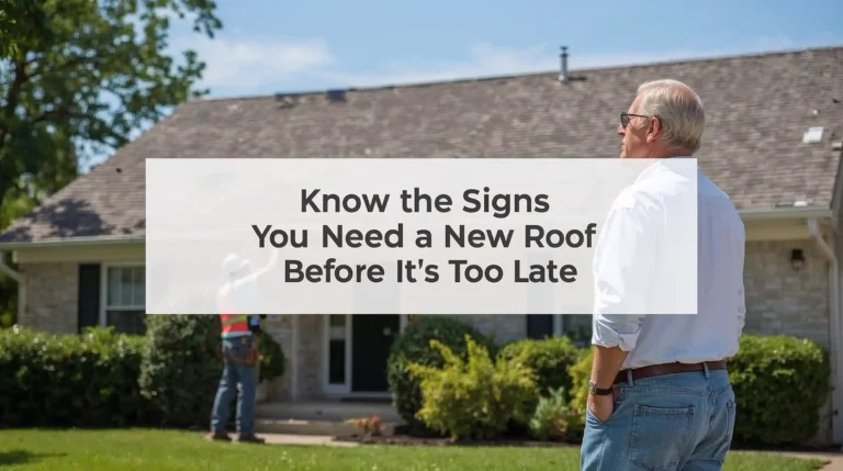signs you need a new roof