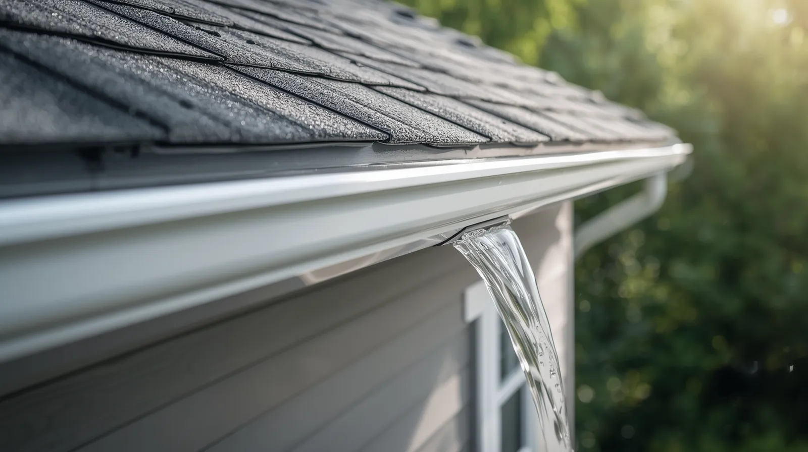 slope for rain gutters